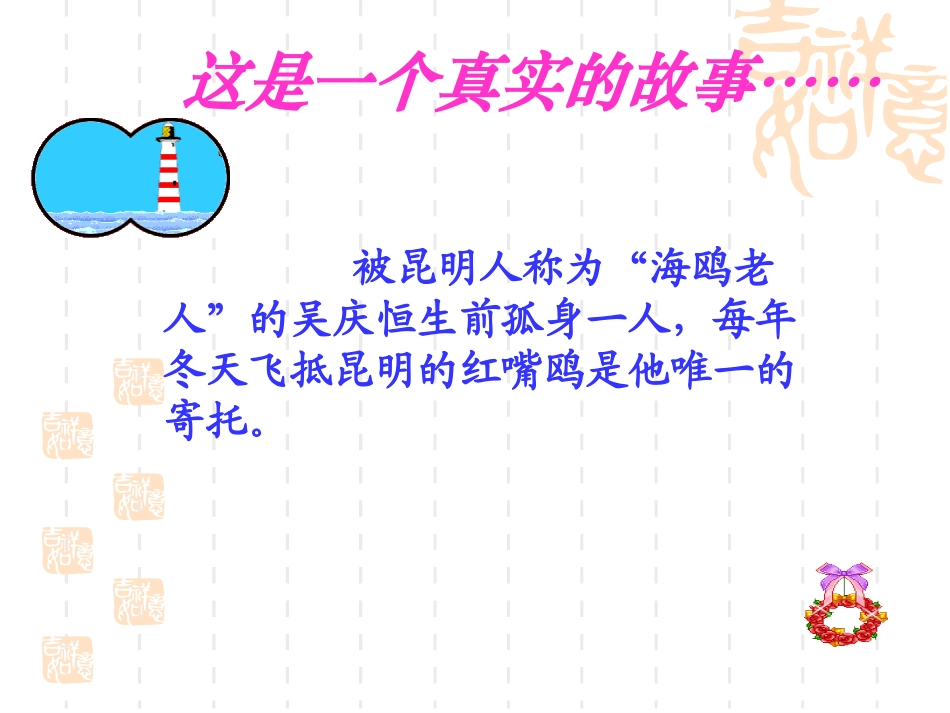 《老人与海鸥》课件_第2页