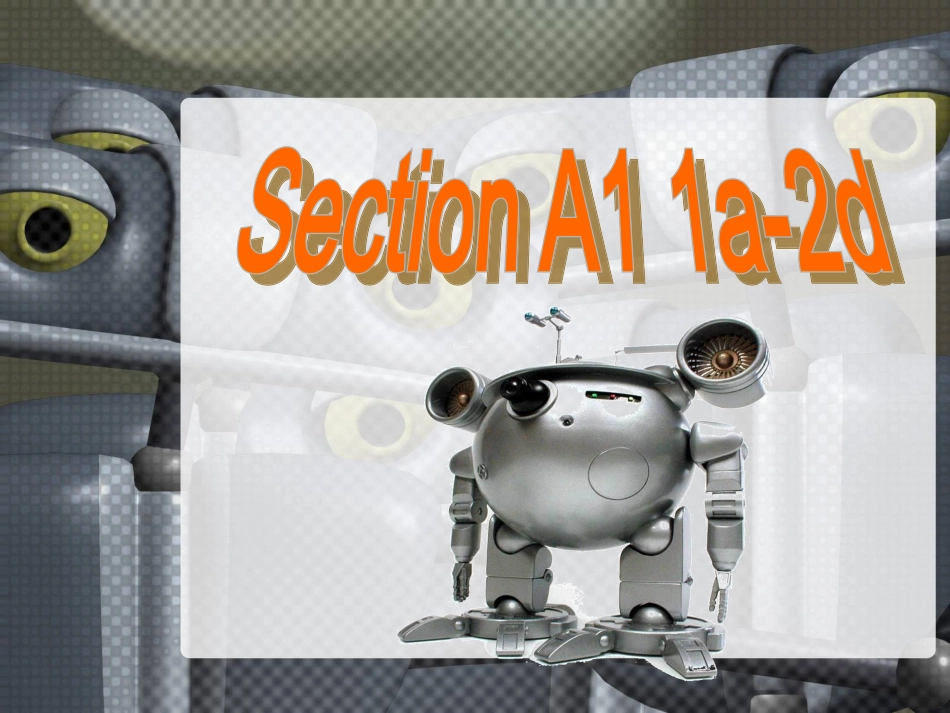 新目标人教版八年级上第七单元SectionA1_第3页