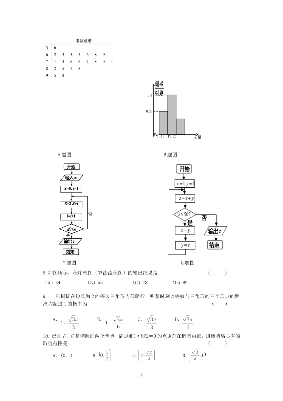 五常二中月考试题_第2页