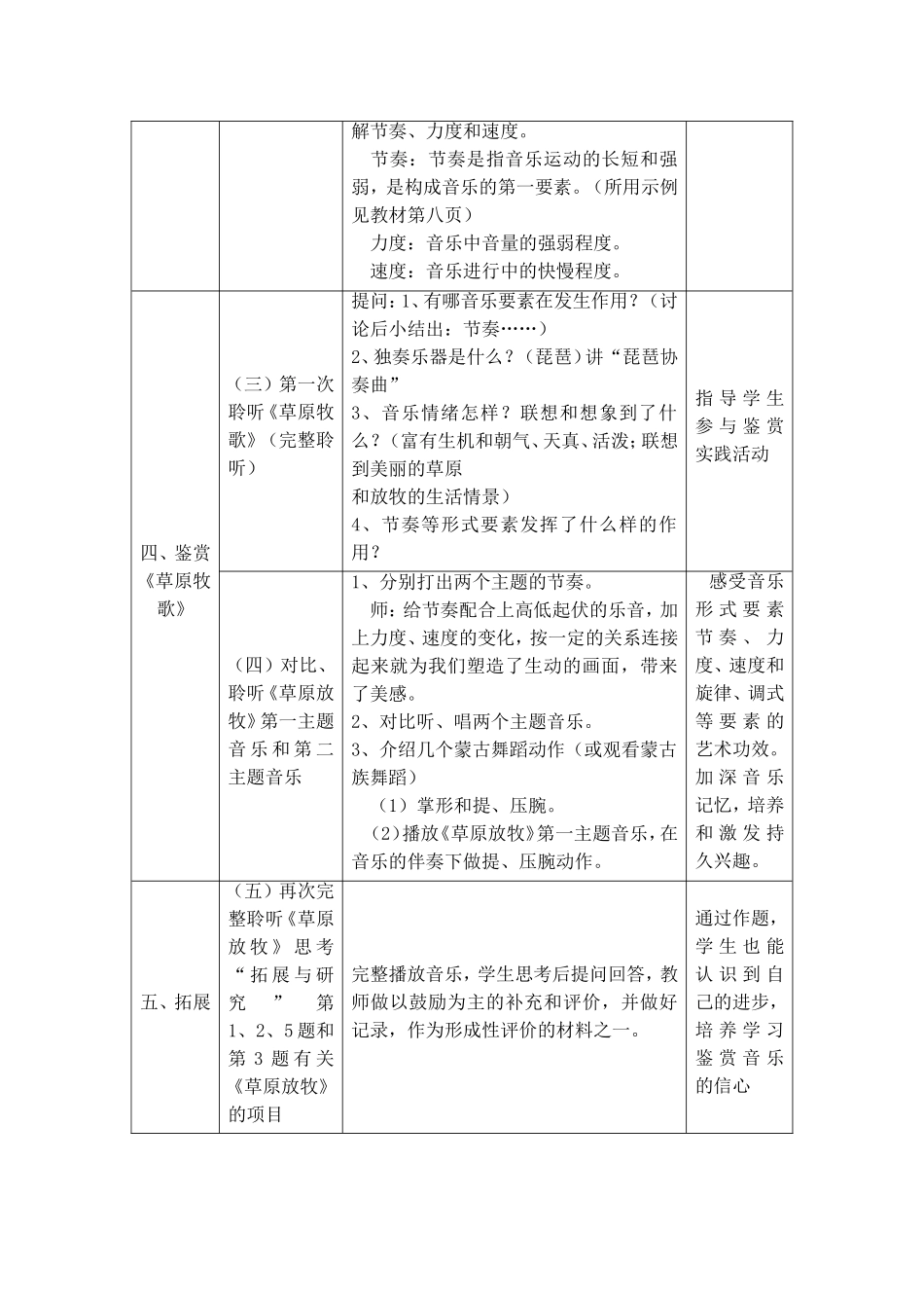 《音乐与人生》高一年教案_第3页