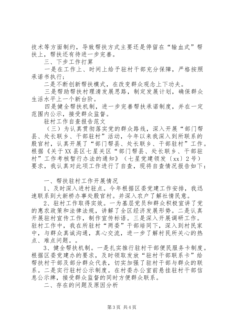 驻村工作自查报告_第3页
