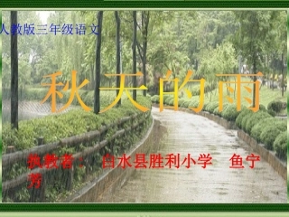 《11秋天的雨》课件