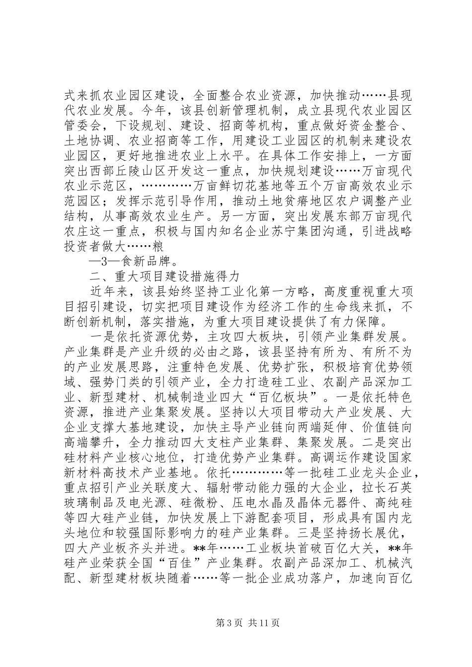 项目建设情况调研报告_第3页