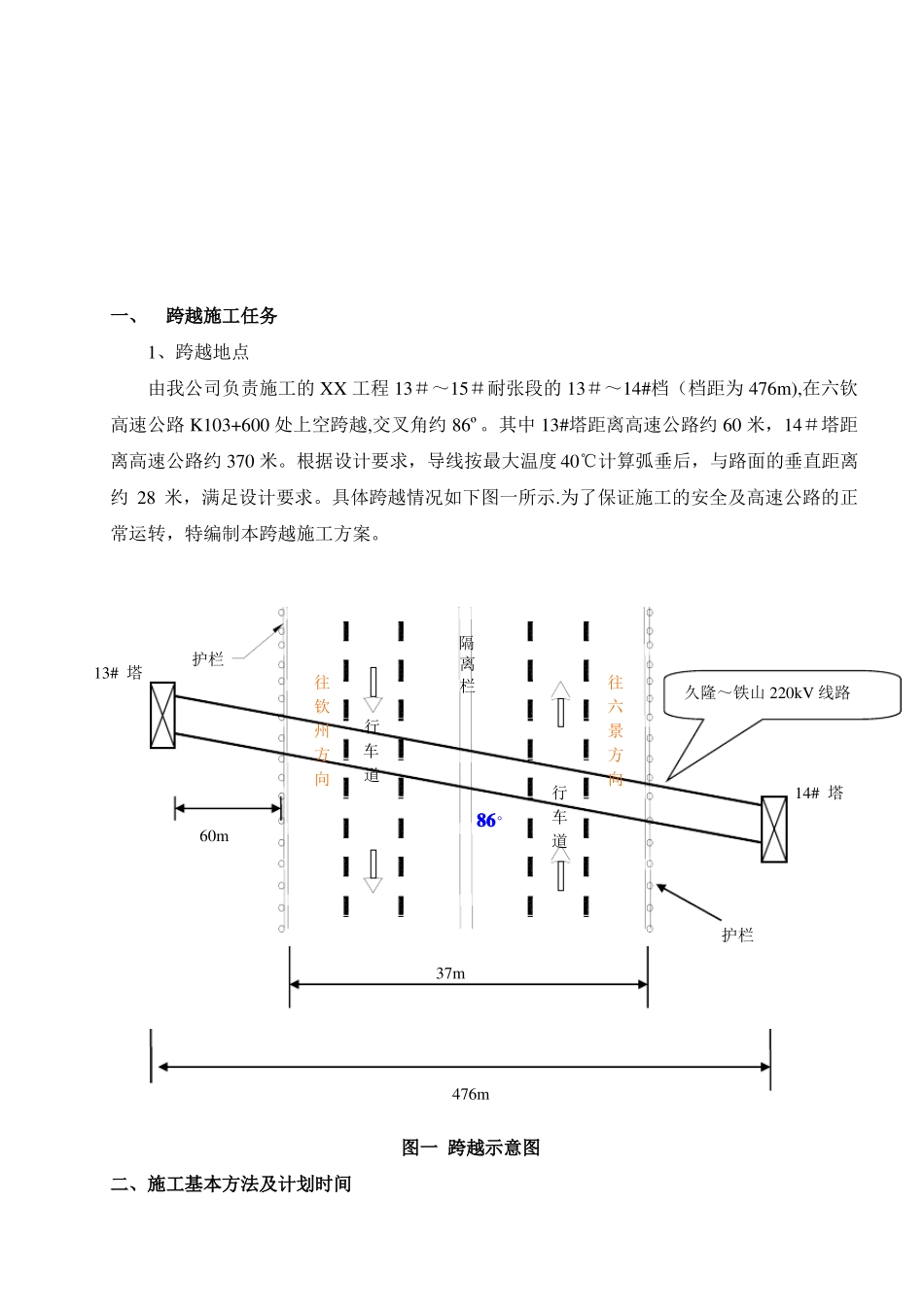 跨越高速公路架线施工方案_第3页