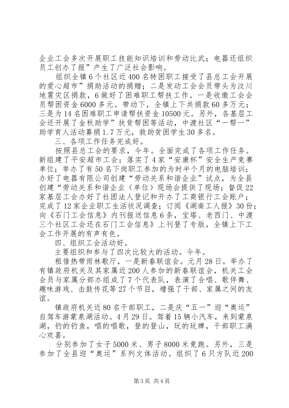 镇联合会情况报告_第3页