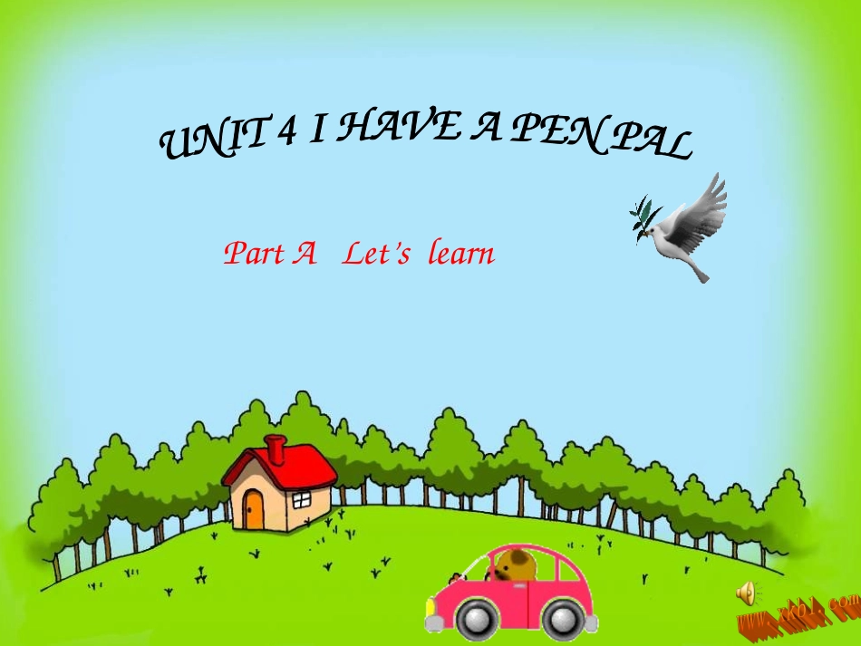 六英上Unit4IhaveapenpalLesson1（课件）_第1页