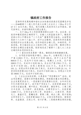 镇政府工作报告 (18)