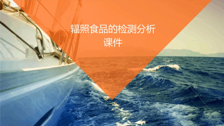 辐照食品的检测分析课件_第1页
