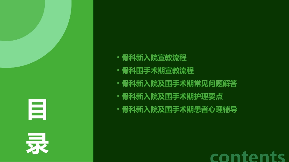 骨科新入院及围手术期宣教流程课件_第2页