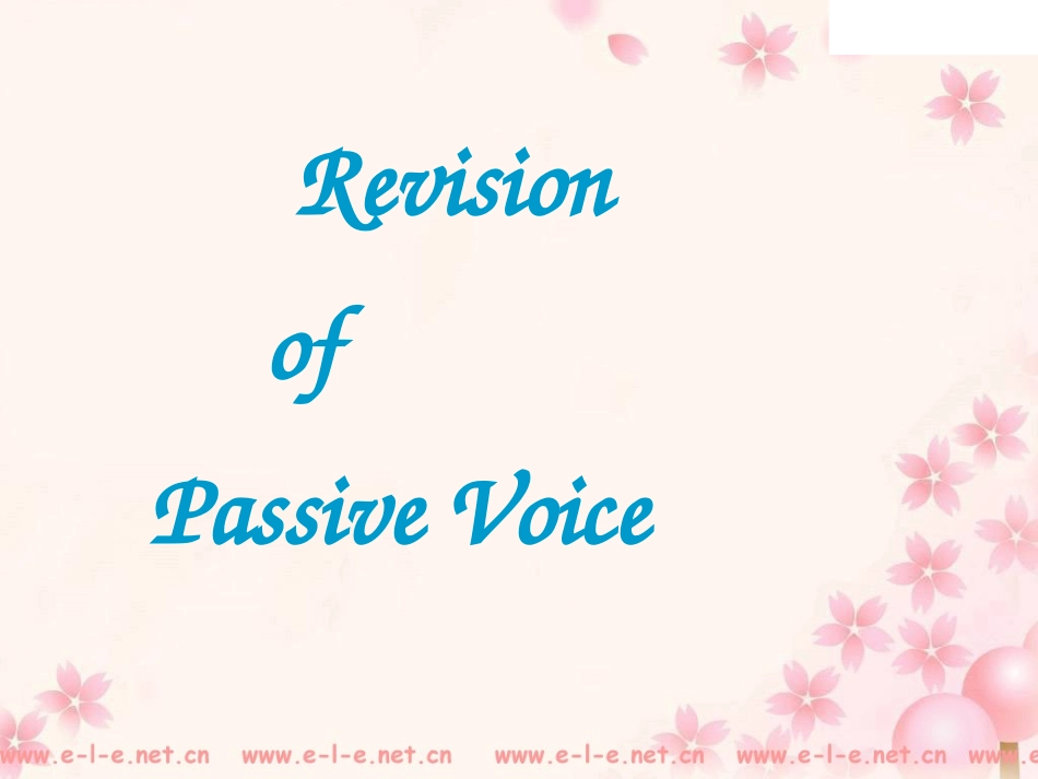 被动语态Hversion_第1页
