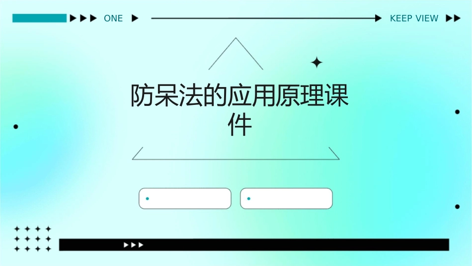 防呆法的应用原理课件_第1页
