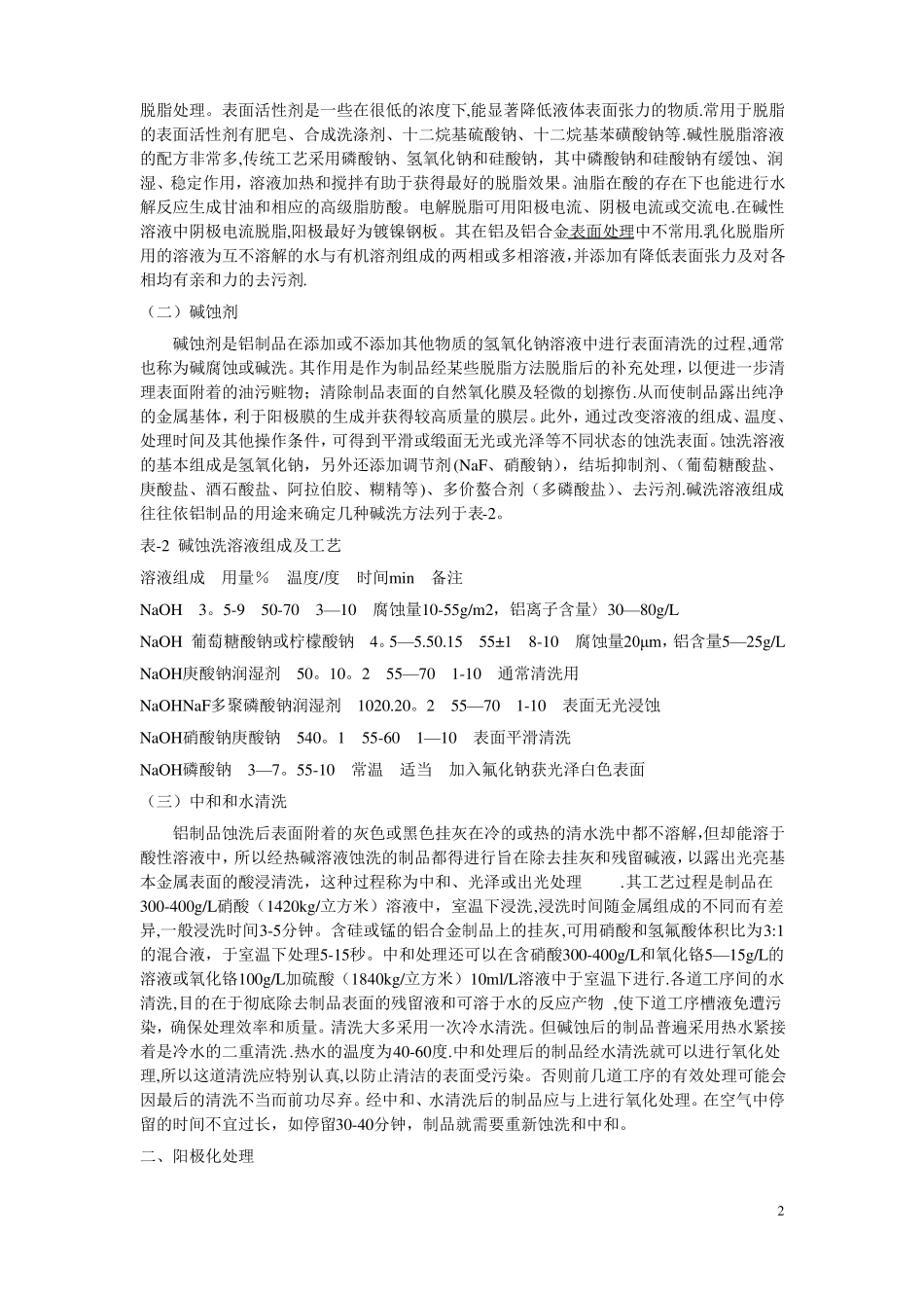 铝表面阳极氧化处理方法_第2页