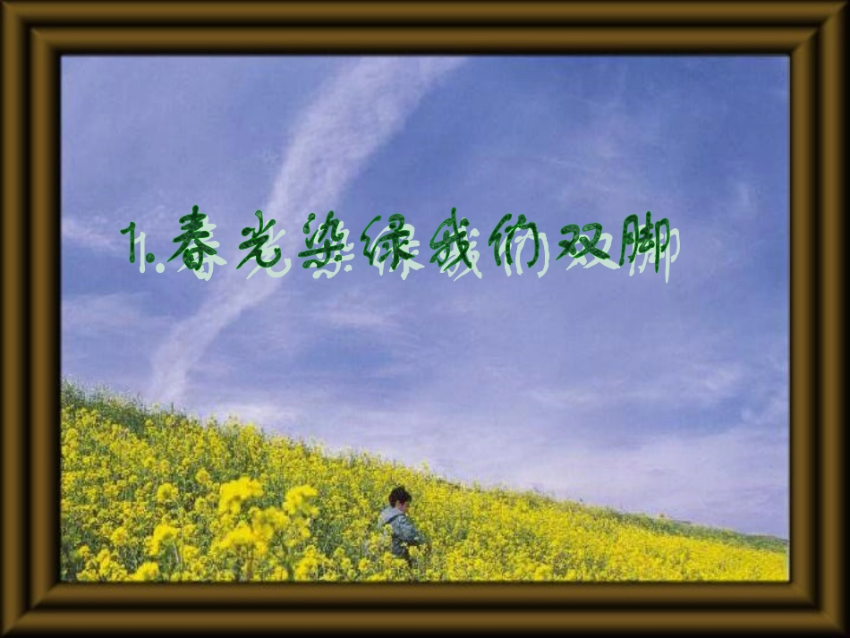 《春光染绿我们双脚》PPT课件_第1页