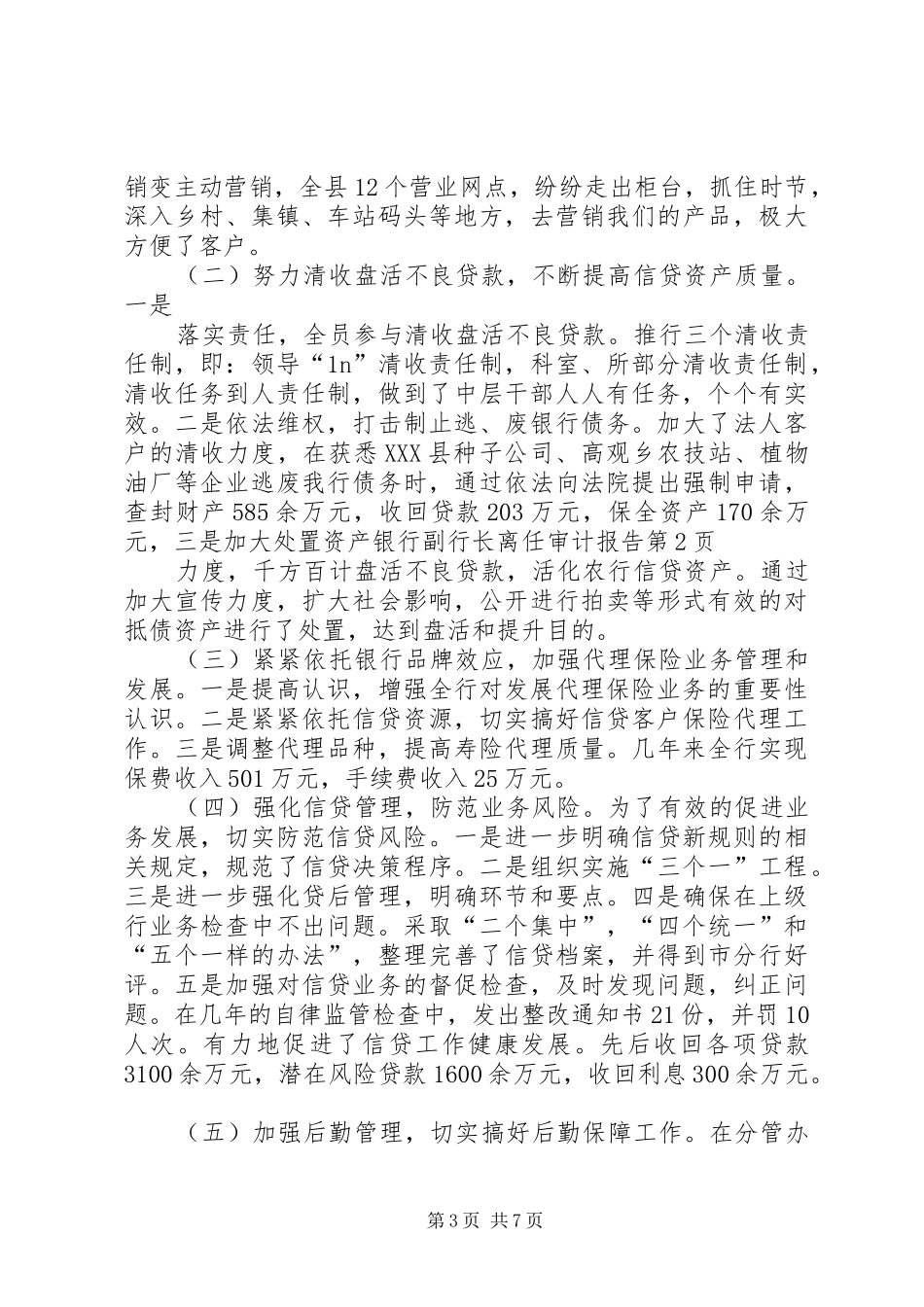 银行副行长离任审计报告_第3页