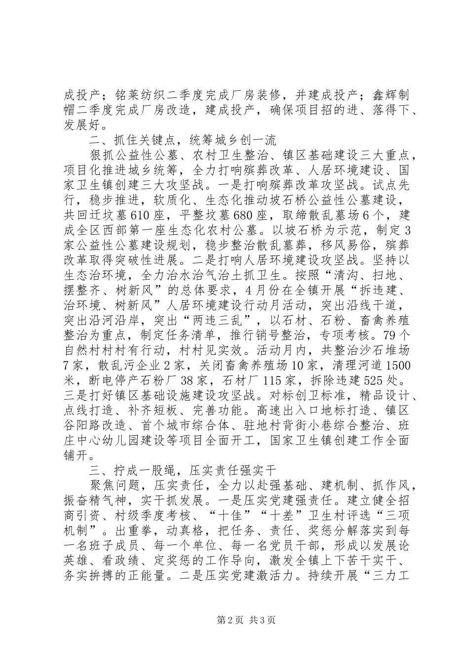 重点项目现场观摩会汇报材料_第2页