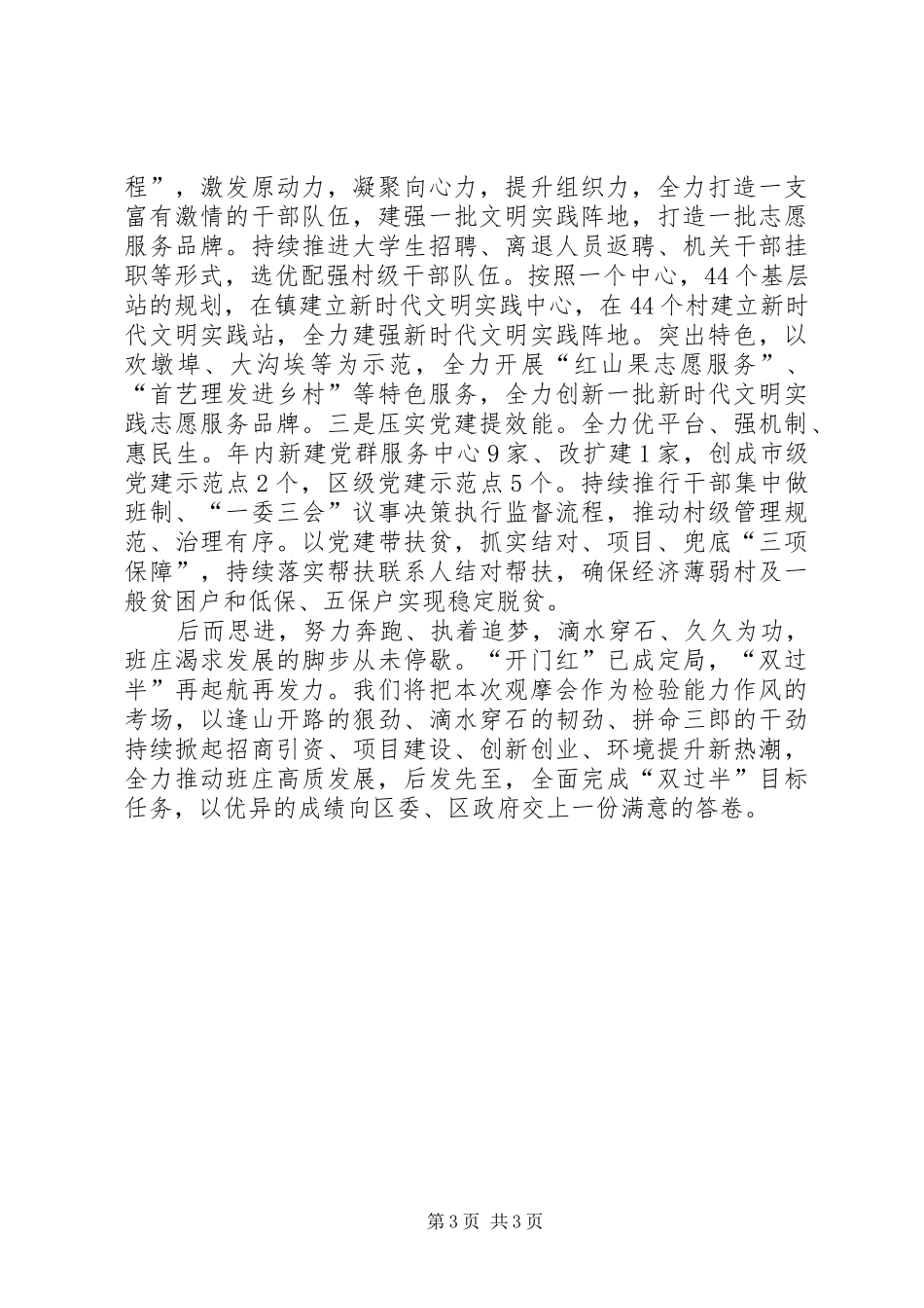 重点项目现场观摩会汇报材料_第3页