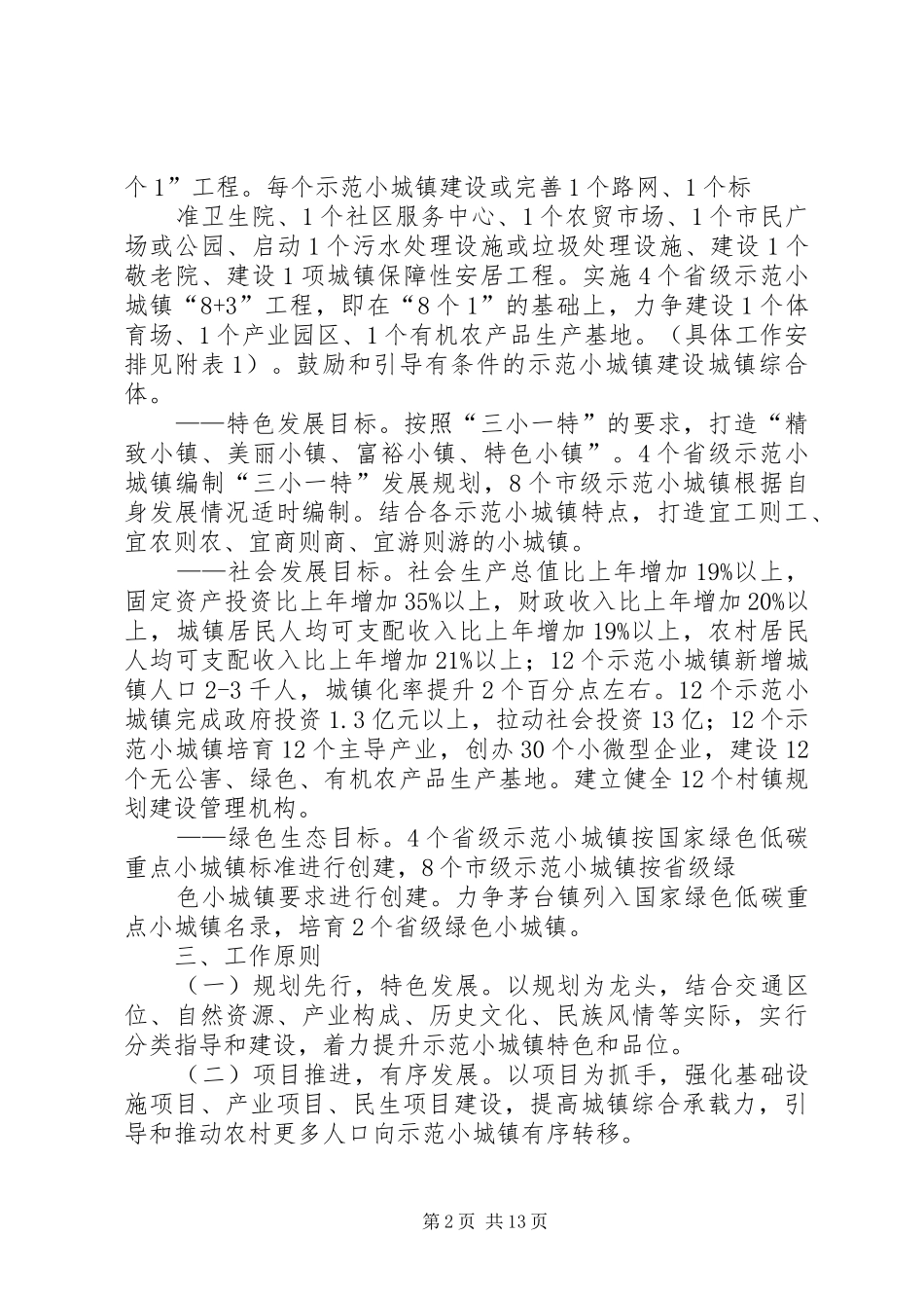 重点市小城镇建设调研报告大全_第2页