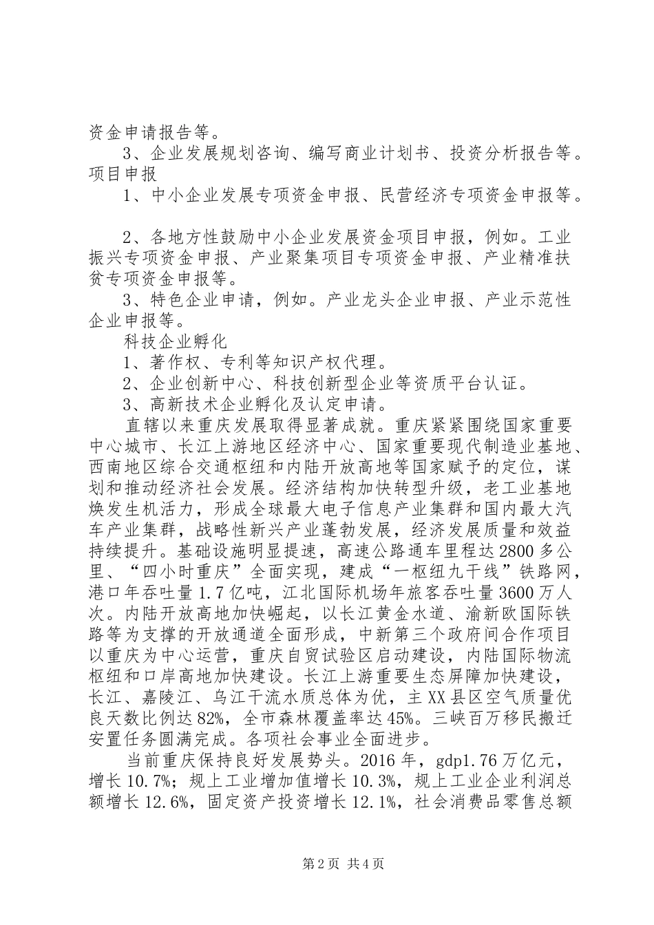 重庆可行性研究报告_第2页