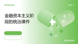 金融资本主义阶段的统治课件