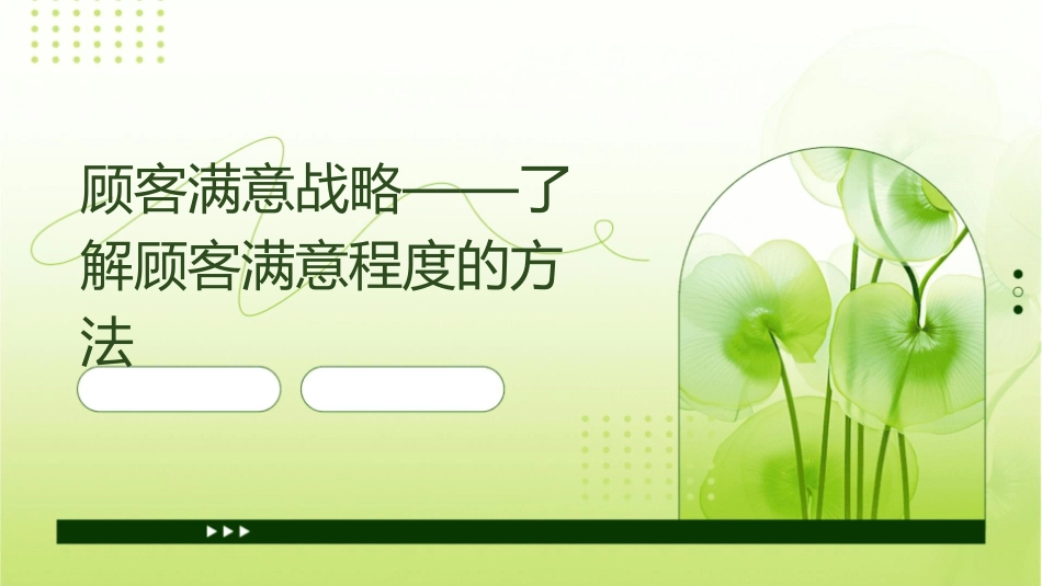 顾客满意战略——了解顾客满意程度的方法课件_第1页