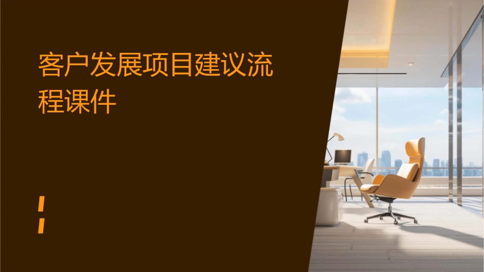 客户发展项目建议流程课件_第1页