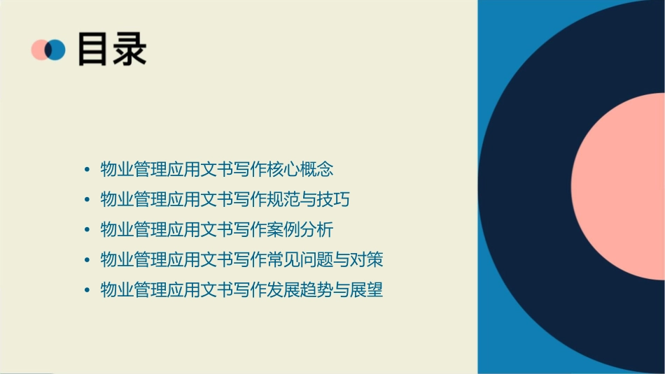 物业管理应用文书写作讲稿课件_第2页