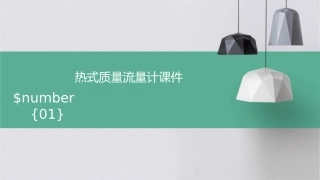 热式质量流量计课件