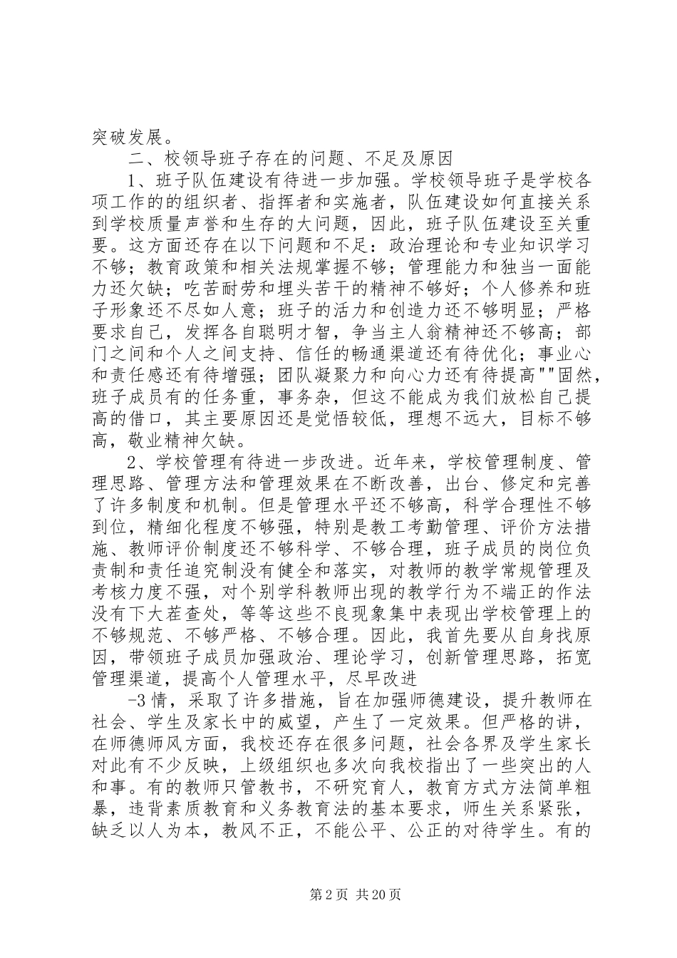 自查报告完成稿_第2页