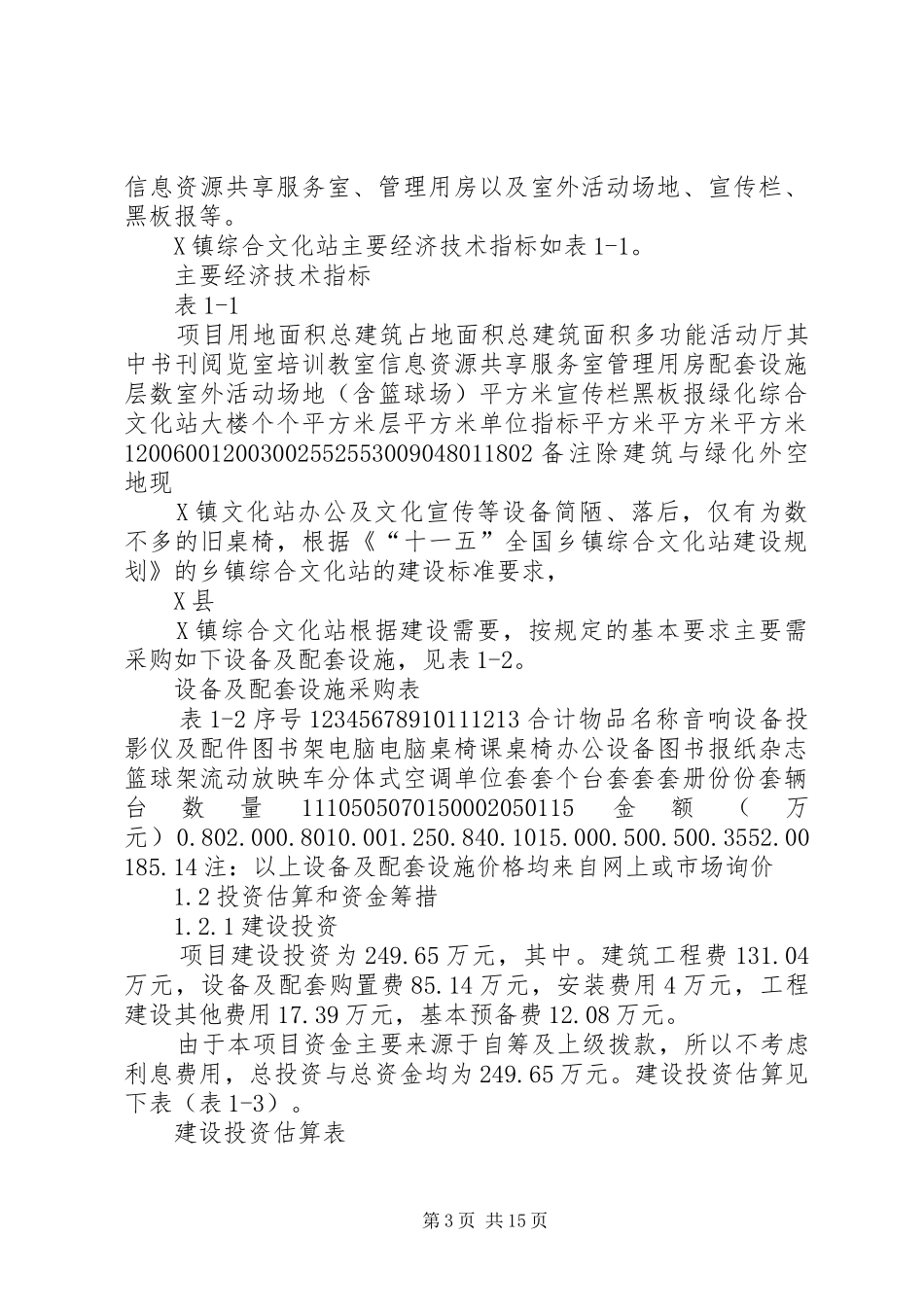 综合文化站建设项目可行性研究报告_第3页