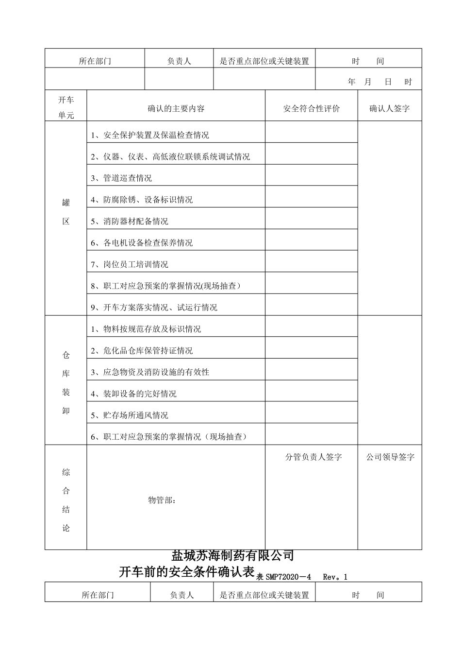开车安全条件确认表_第3页