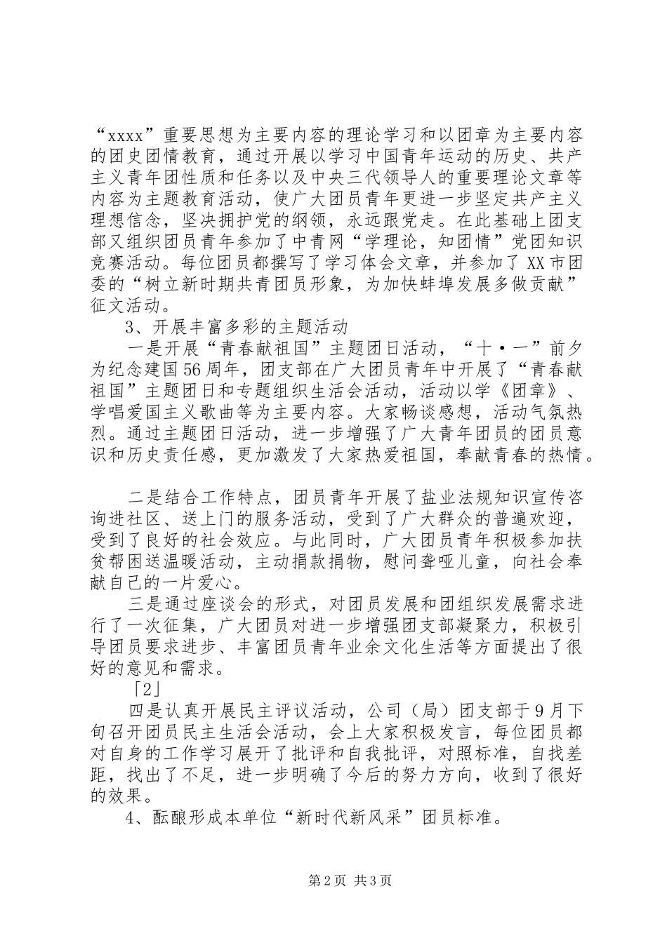 盐业公司（局）团支部书记的工作报告_第2页