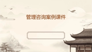 管理咨询案例课件