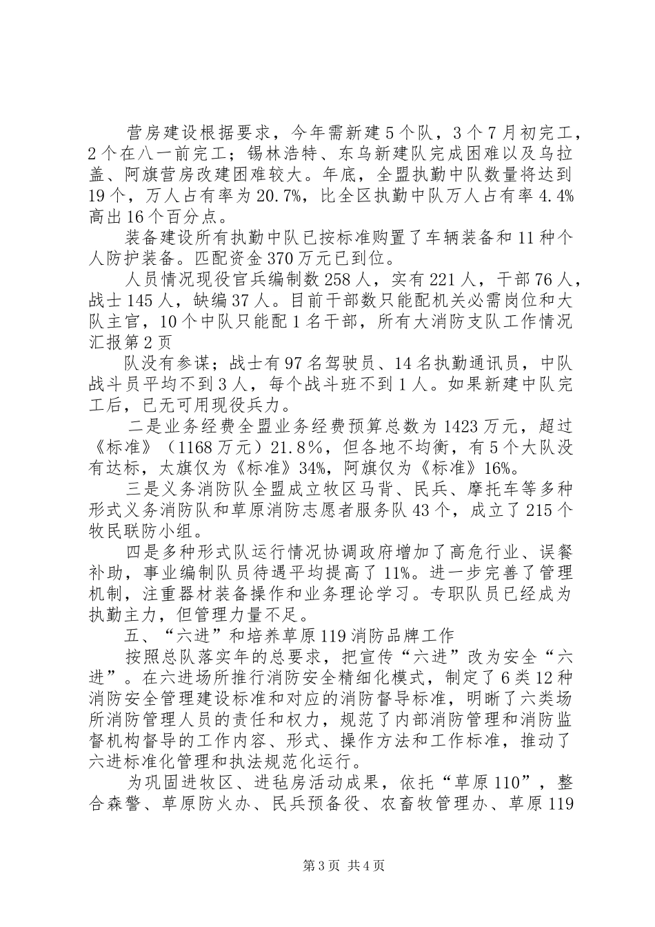 消防支队工作情况汇报_第3页