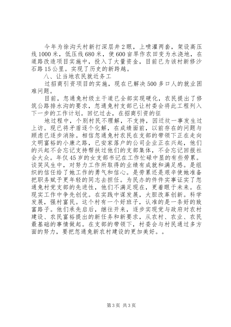 永兴镇农业招商引资工作汇报_第3页