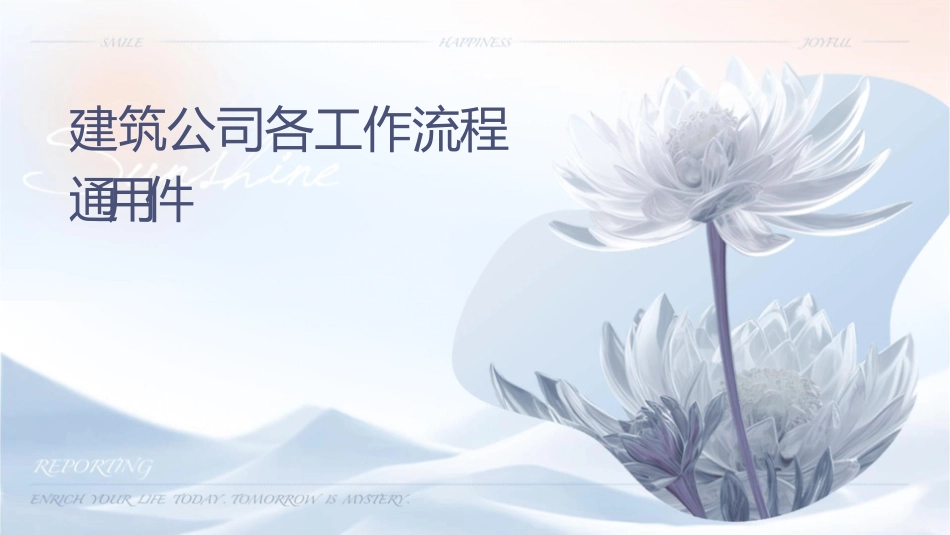 建筑公司各项工作流程图通用课件_第1页