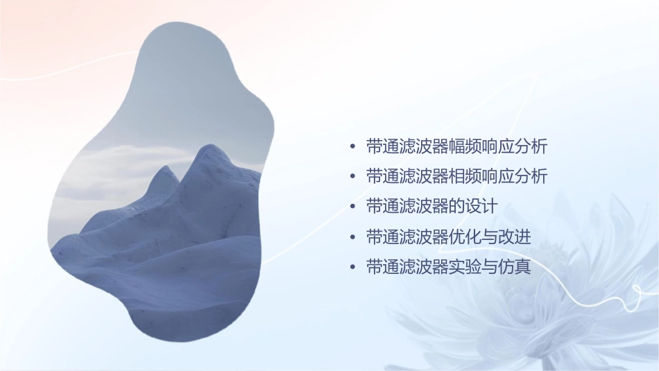 带通滤波器幅频相频分析课件_第2页