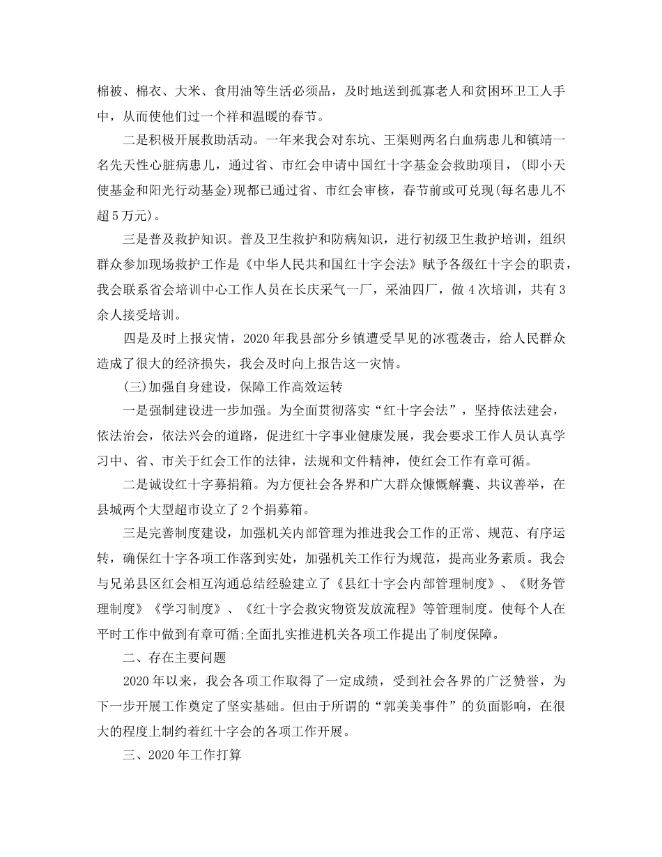 红十字会2020年终总结 _第2页