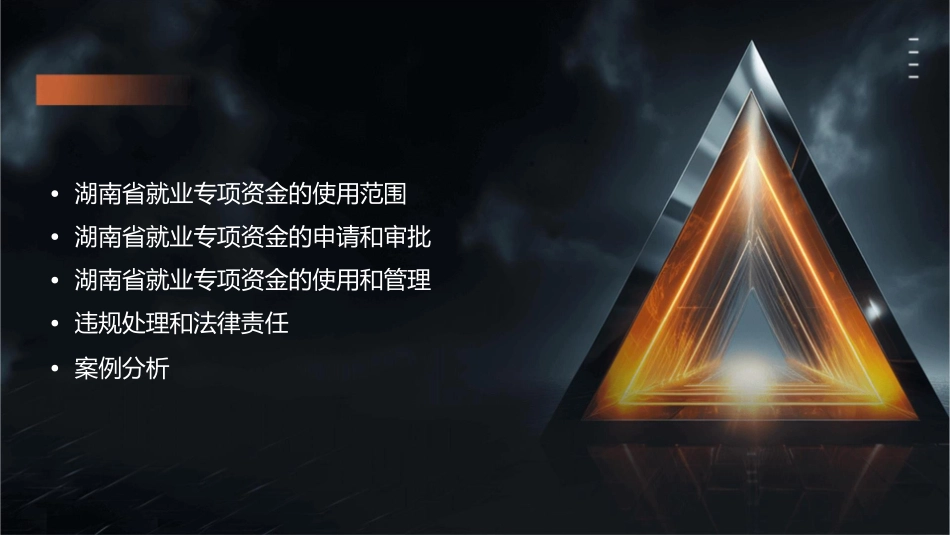 湖南省就业专项资金使用管理暂行办法讲课件_第2页