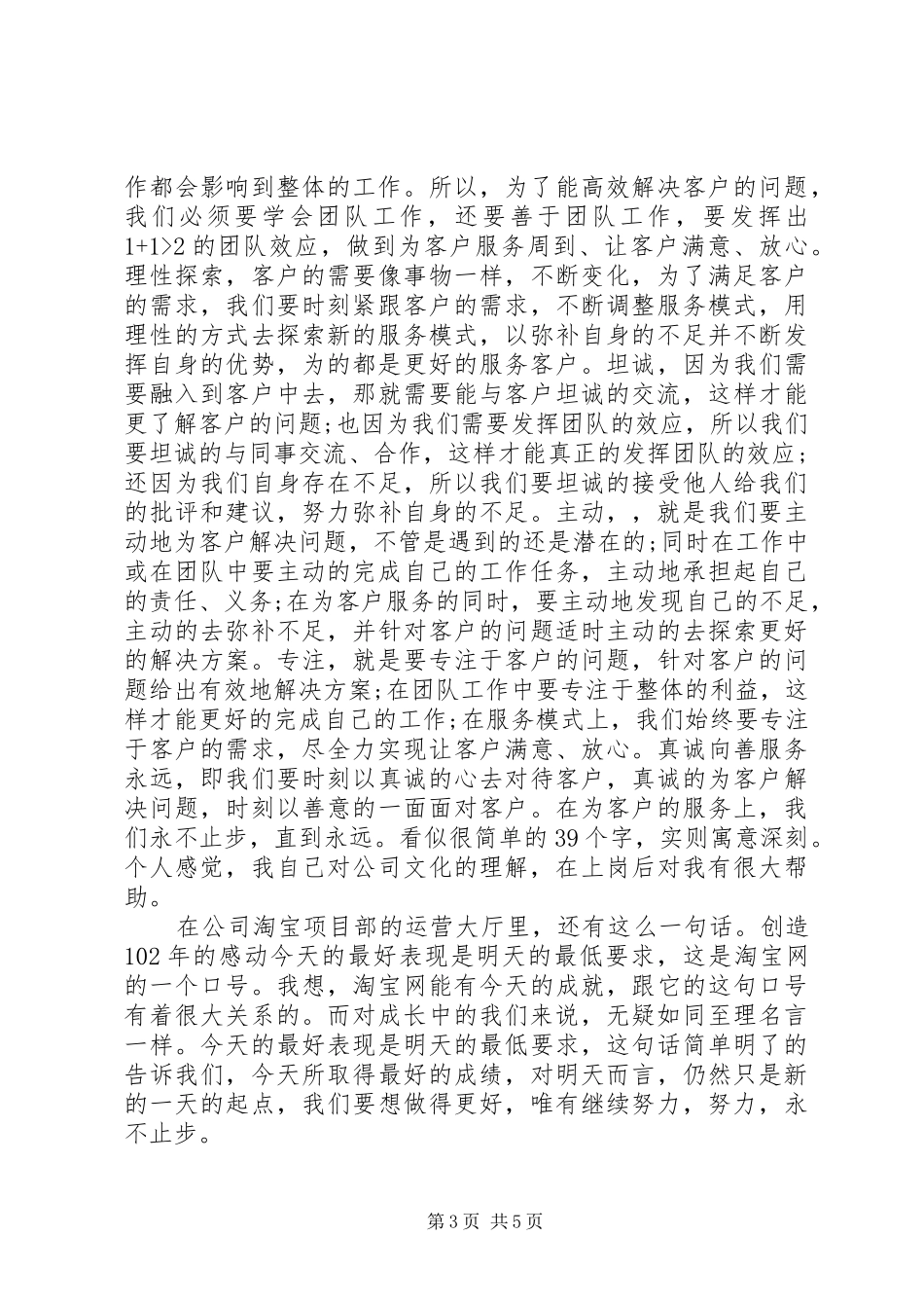 最新淘宝客服实习报告范文_第3页