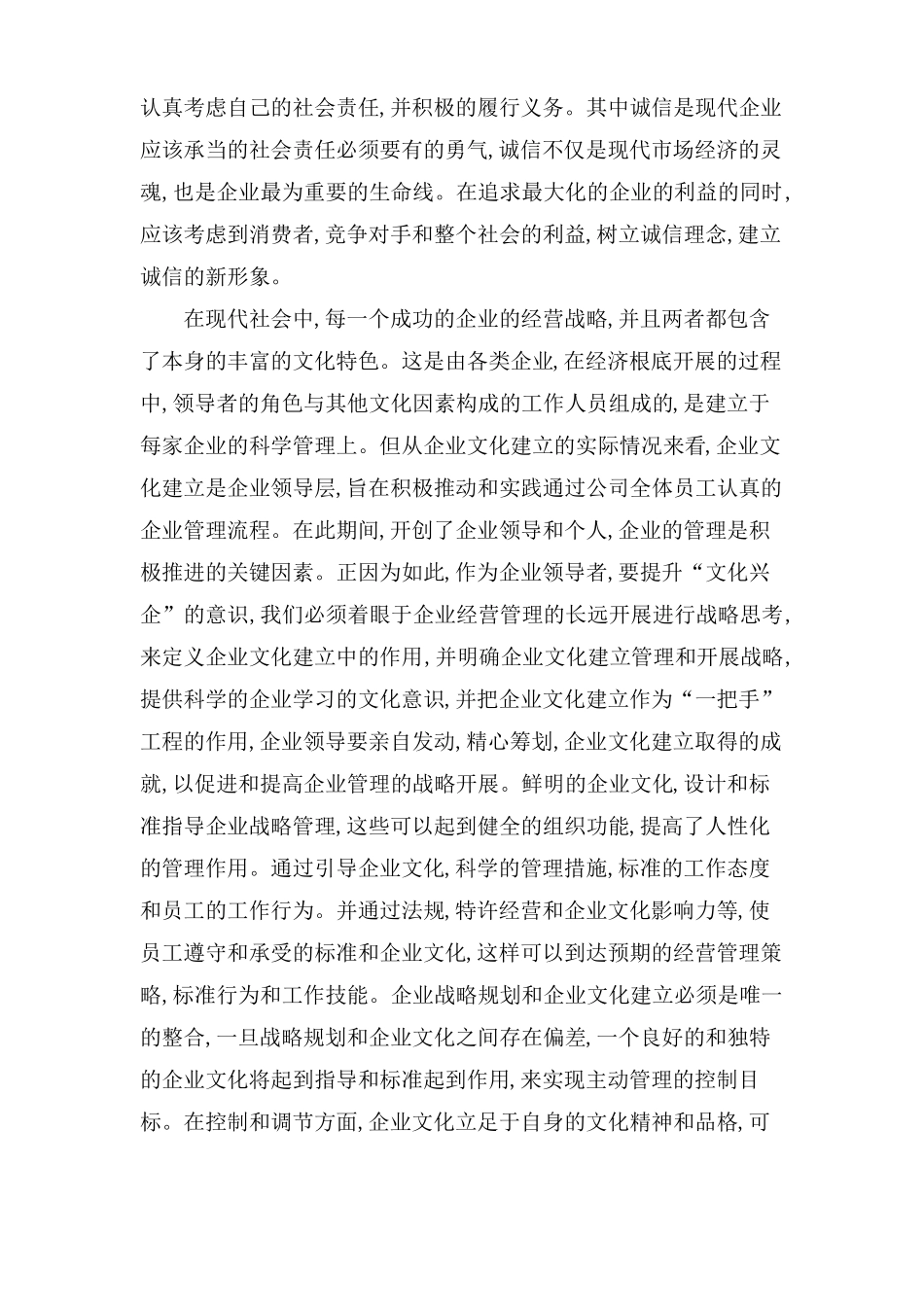 企业文化建设与企业管理战略_第3页