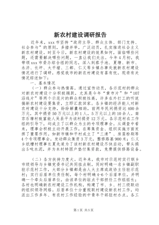 新农村建设调研报告 (15)