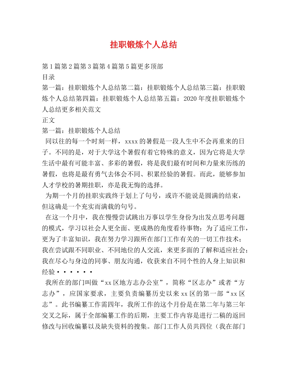 挂职锻炼个人总结 _第1页