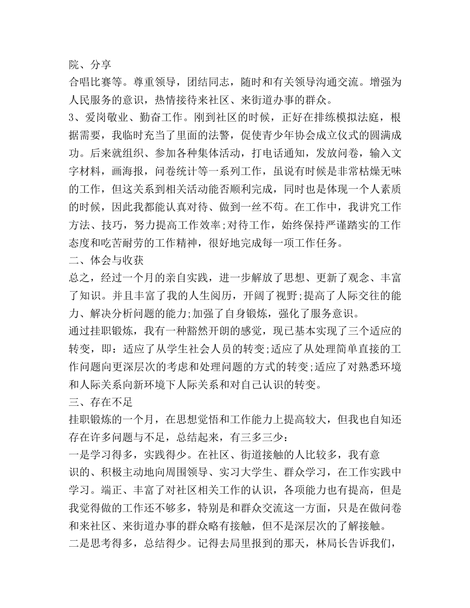 挂职工作总结怎么写？ _第2页