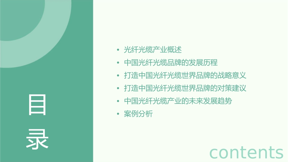 打造中国的光纤光缆世界品牌课件_第2页