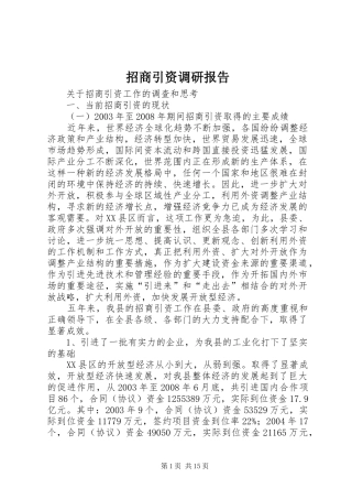 招商引资调研报告 (13)