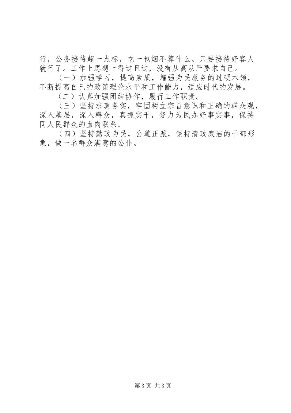 执政为民服务发展自查报告_第3页