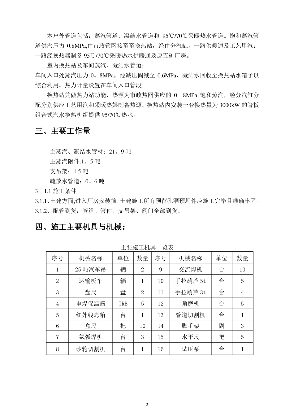 蒸汽管道安装施工方案2016_第3页
