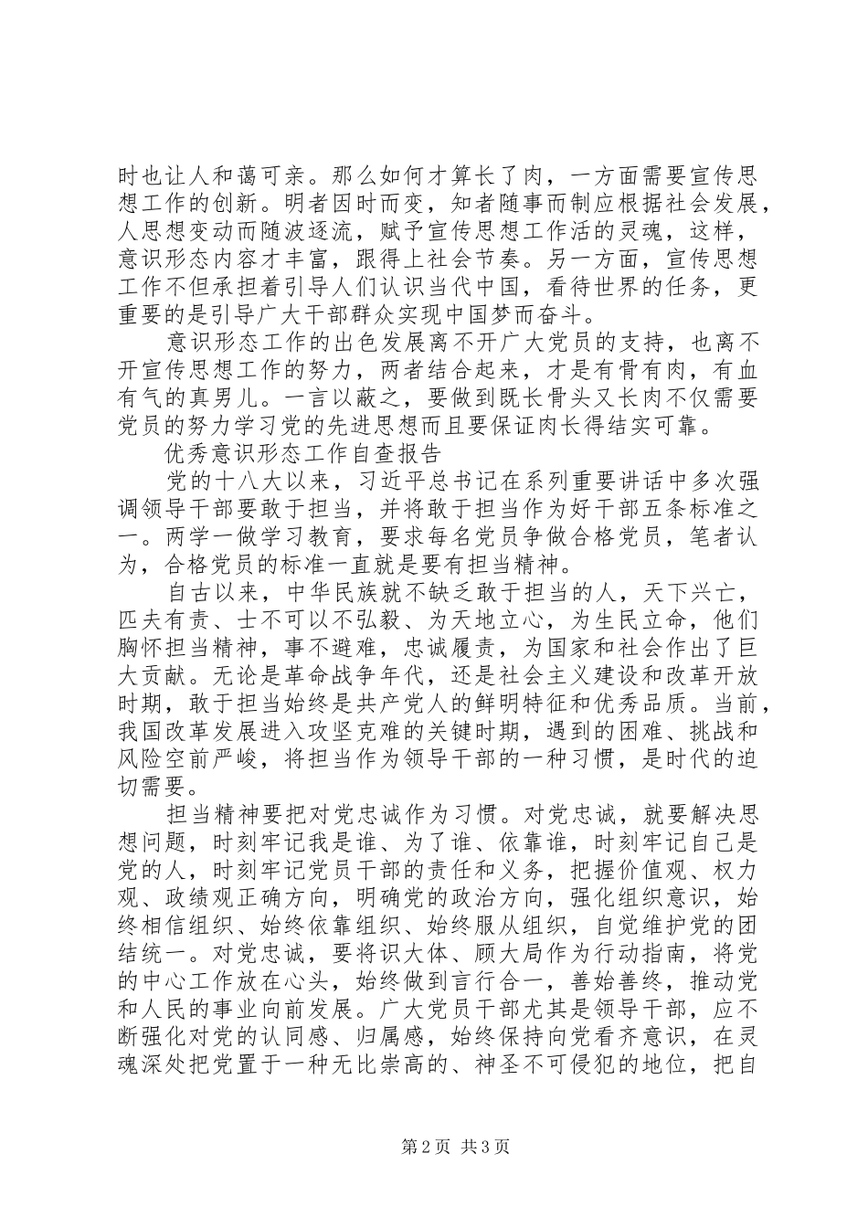 意识形态工作自查报告_第2页