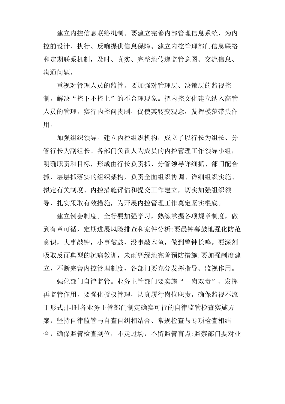 内部控制的工作总结_第2页