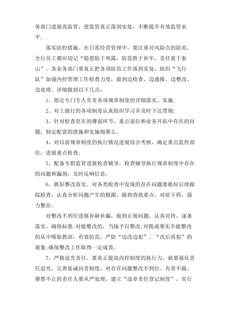 内部控制的工作总结_第3页